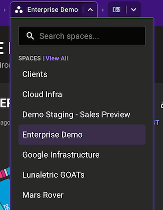Improved top navigation