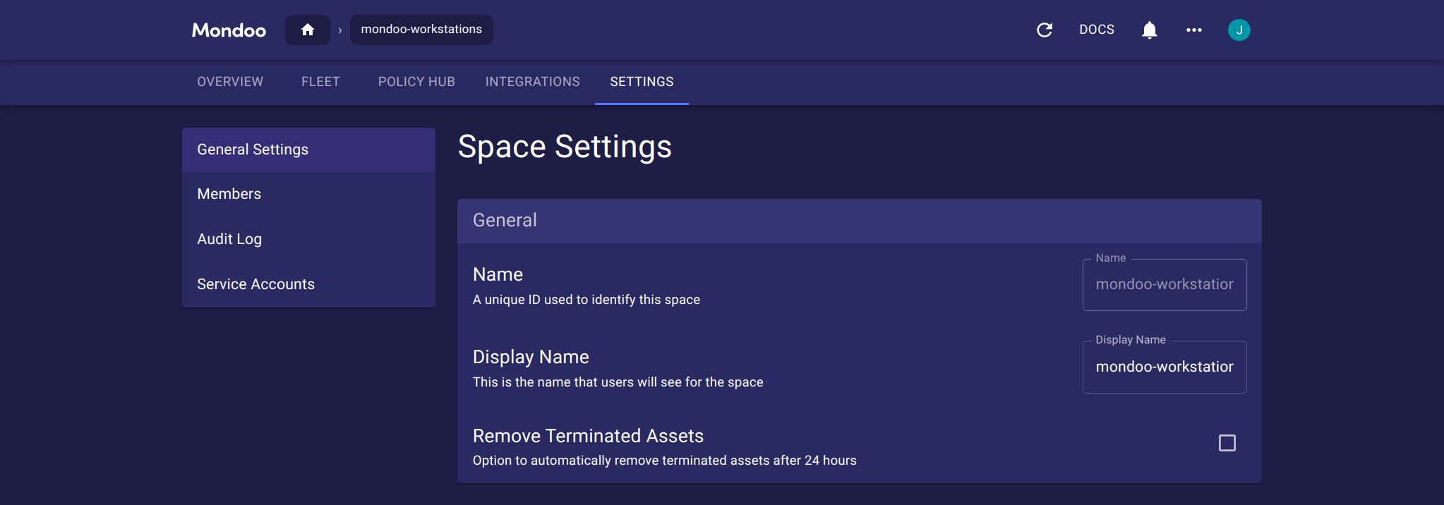 RemoveTerminatedAssets